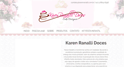 Desktop Screenshot of karenranalli.com.br