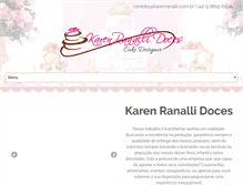 Tablet Screenshot of karenranalli.com.br